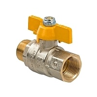 Кран шаровой ENOLGAS газ.  ВН 3/4&quot; (бабочка)