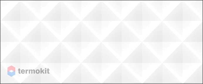 Керамическая плитка Global Tile White Planet 10100001345 белая настенная 25x60