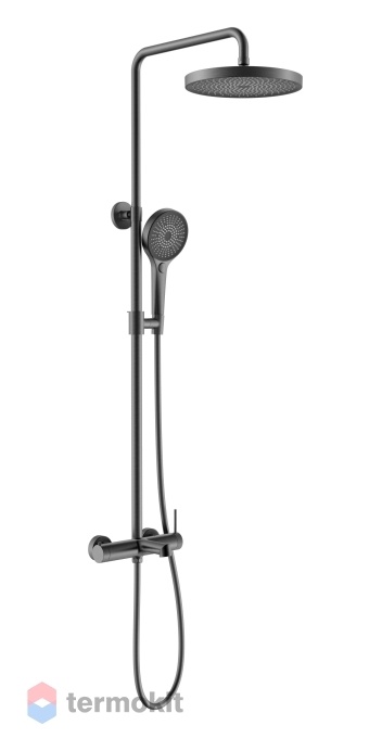 Душевая система Vincea Rim вороненая сталь VSFS-2RM1GM