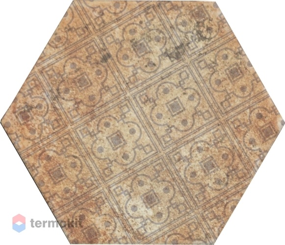 Керамогранит Monopole Pompeia Decor Marron 20x24