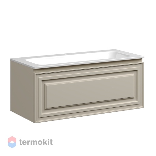 Тумба с раковиной SANCOS Very 100 подвесная beige soft VR100CE+CN7013