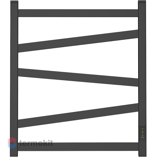 Электрический полотенцесушитель Point Серии Феникс П5 500x600 черный PN15856B