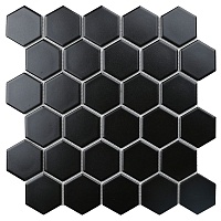 Керамическая Мозаика Starmosaic Hexagon small Black Matt (MT83000) 27,2х28,2х4,5