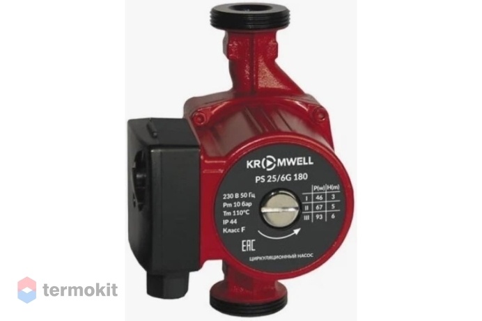 Циркуляционный насос Kromwell PS 25/6G 180 (гайки в комплекте)