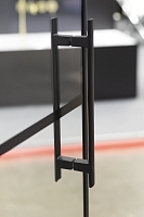 Душевой уголок Niagara Nova 1950x800x800 (прозрачное стекло с рисунком) черный _02800831BLACK