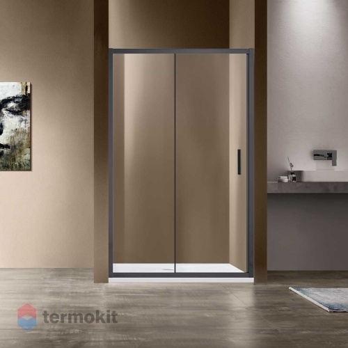 Душевая дверь Vincea Garda 1150х1900 вороненая сталь VDS-1G115CLGM