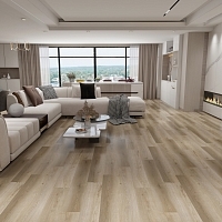 Каменно-полимерная плитка SPC FloorBee Project 9270 Дуб Зотман