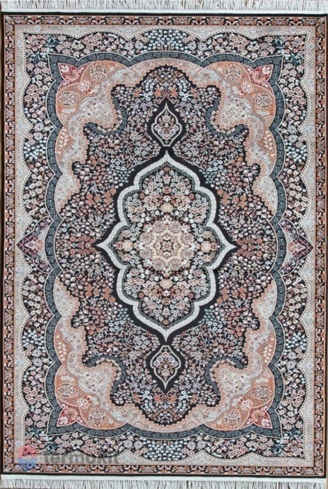 Ковёр Merinos Isfahan 240x330 прямоугольный тёмно-синий/бежевый D514