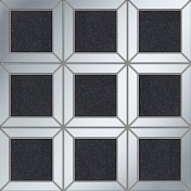 Керамическая плитка Tubadzin Lucid MS-square black мозаика 29,8x29,8