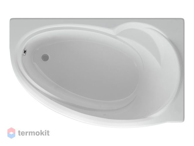 Акриловая ванна Акватек Бетта 1700х970 с фронтальной панелью, вклееным каркасом правая BET170-0000084