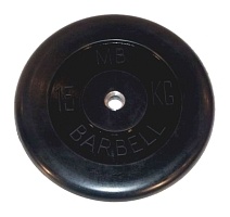 Диск обрезиненный MB Barbell 26 мм, 15 кг MB-PltB26-15