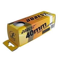 Мячики для н/тенниса Dobest, 1 звезда, 3 шт, белый BA-01/1