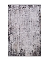 Ковёр Ipek Mekik Roxanne 80x150 прямоугольный светло-серый/тёмно-серый 17104