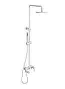 Душевая система Paffoni Blu белый матовый ZCOL632BO