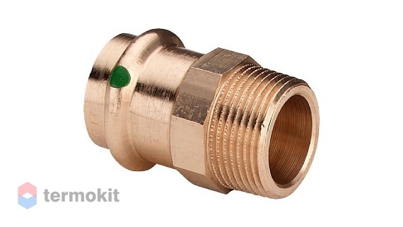 Viega бронзовое соединение с наружной R-резьбой 28x3/4" Sanpress