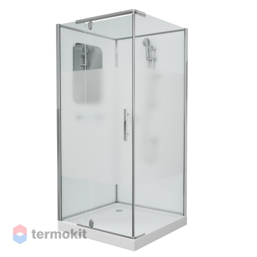 Душевая кабина Grossman Classic 2050x900x900 (матовое стекло) хром GR171QR