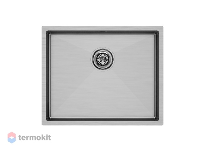 Мойка для кухни Paulmark NEXT брашированная сталь PM215444-BS