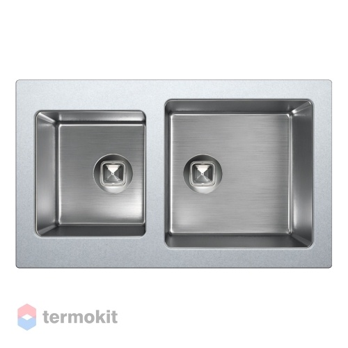 Мойка для кухни Tolero Twist TTS-840 серый металлик 474339