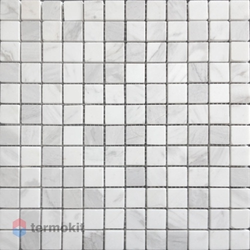 Мозаика Caramelle Mosaic Pietrine 4mm Dolomiti Bianco Mat (2,3x2,3) 29,8x29,8