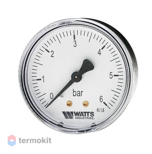 Watts Манометр аксиальный 80мм 1/4 давление 10 бар 10008024