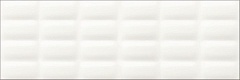 Керамическая плитка Mei Pret a Porte White Magic Pillow Structure (O-WHM-WTU052) Настенная 25x75