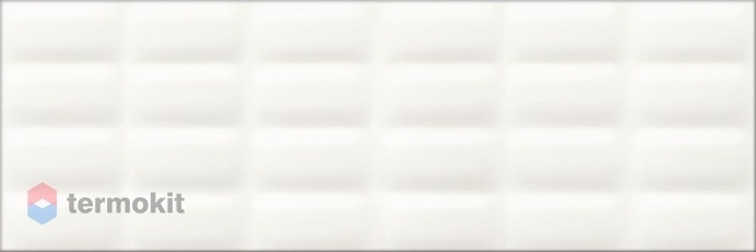 Керамическая плитка Mei Pret a Porte White Magic Pillow Structure (O-WHM-WTU052) Настенная 25x75