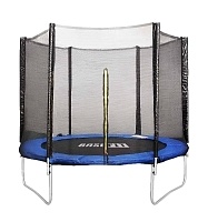 Батут c сеткой BaseFit TR-201 244 см, синий