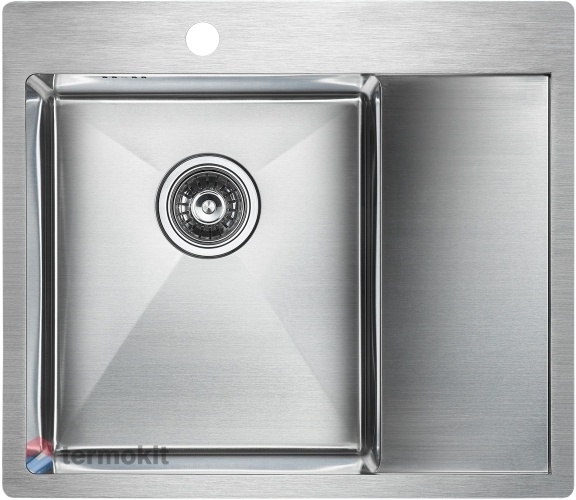 Мойка для кухни Paulmark FLANK Сталь PM225951-BSL