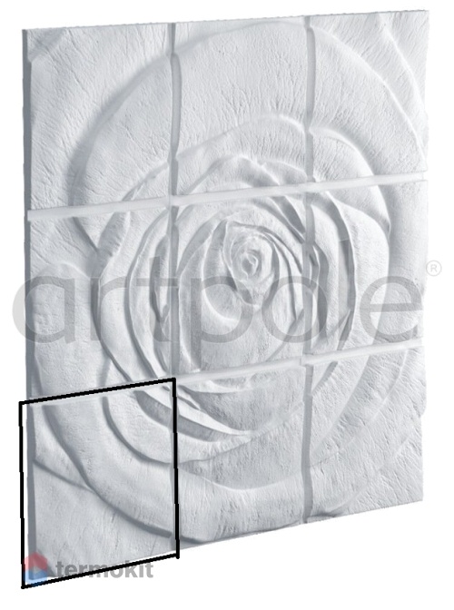 Гипсовая Панель Artpole Rose-7 М-0044-7 60x60