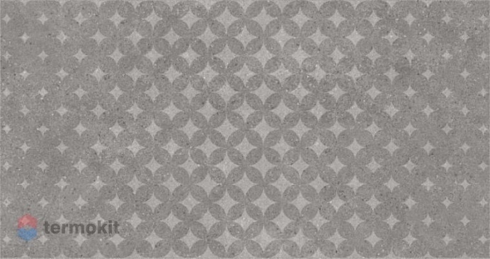 Керамогранит Kerama Marazzi Фондамента SBD026/DL5009 серый орнамент декор 60x119,5