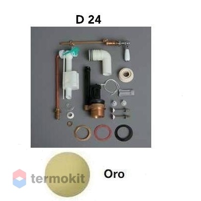 Механизм слива для бачка Simas Lante золото D24oro