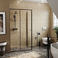 Душевой уголок WasserKRAFT Dill 2000x1200x800 Черный 61S06