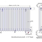 Стальные трубчатые радиаторы КЗТО Гармония С25-2 500 с нижним подключением