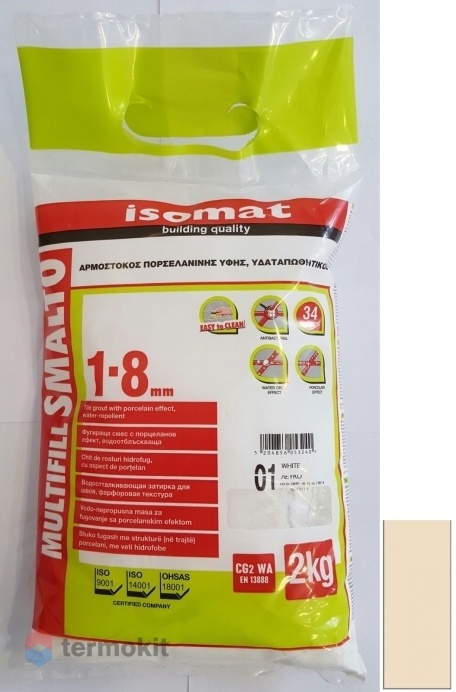 Затирка Isomat Multifill Smalto 1-8 Перламутрово-бежевый 18 (2 кг)