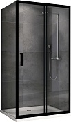 Душевая перегородка ABBER Immer Offen 900x2000 черный AG62090B