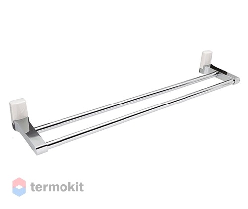 Держатель полотенец двойной WasserKRAFT Leine K-5040WHITE