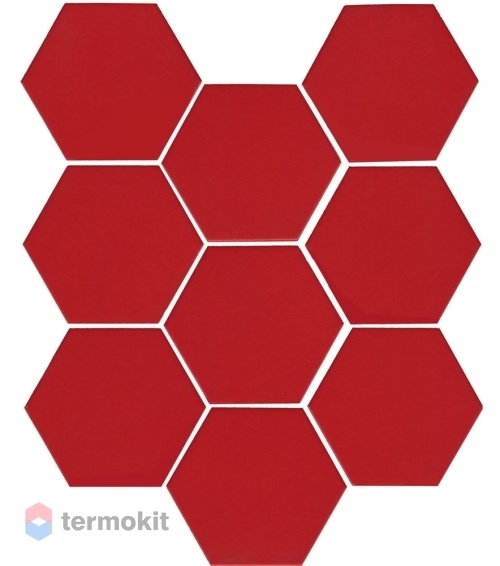 Керамическая плитка Kerama Marazzi Кальсада SG1009N красный натуральный 10,4х12