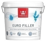 Tikkurila Euro Filler Влагостойкая шпатлевка для стен и потолка