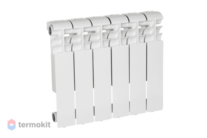 Алюминиевый радиатор Rommer Profi AL 350 \ 09 секций \ с боковым подключением