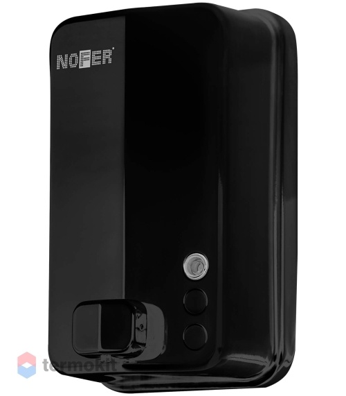 Дозатор для мыла NOFER черный 03050.N