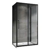 Душевой уголок ABBER Schwarzer Diamant 1950x1300x1000 черный AG30130BH-S100B-S100B