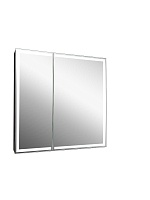 Зеркальный шкаф Континент Mirror Box black Led 80 Черный МВК052