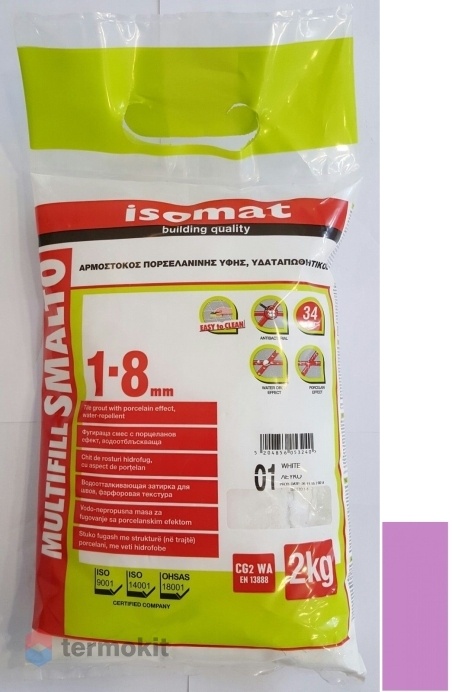 Затирка Isomat Multifill Smalto 1-8 Фиолетовый 12 (2 кг)