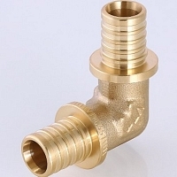 Valtec Угольник надвижной 16х16 латунь CW614N