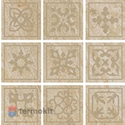 Керамогранит Coliseumgres Alpi Beige Tozzetto Celtico Декор 10x10