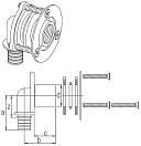 Угольник настенный Rehau Rautitan для гипсокартонных плит вр 16-Rp1/2х28