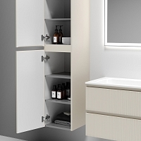 Шкаф-колонна SANCOS Snob T 35 подвесной beige soft PSNT35CE