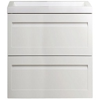 Тумба под раковину ART&MAX PLATINO 58 подвесная белый глянец AM-Platino-580-2C-SO-BL