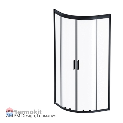 Душевой уголок AM.PM Gem 2000x800x800 черный матовый W90G-401-080BT