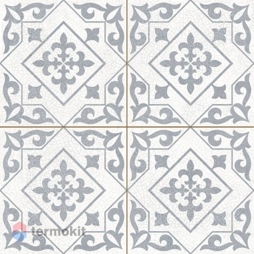 Керамическая плитка Dvomo Timeless Temple Silver напольная 45x45